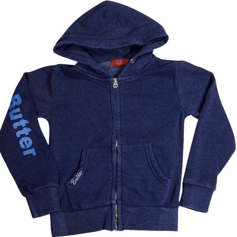 Butter Emoji Zip Up Hoodie Gem